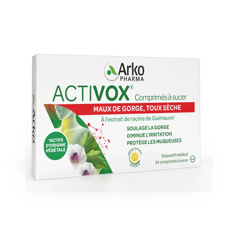 ACTIVOX Comprimé A SUCER Boîte de 24 ACTIVOX Comprimé A SUCER Boîte de 24