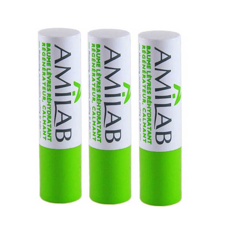 AMILAB Baume labial réhydratant calmant 3 Sticks de 3,6ml