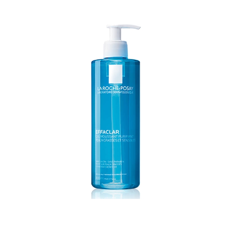 EFFACLAR LA ROCHE POSAY GEL MOUSSANT PURIFIANT Flacon Pompe de 400ML EFFACLAR LA ROCHE POSAY GEL MOUSSANT PURIFIANT Flacon Pompe de 400ML